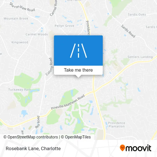 Mapa de Rosebank Lane