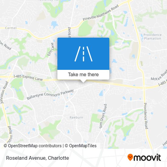 Mapa de Roseland Avenue