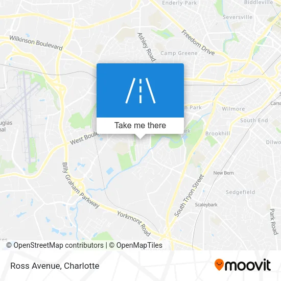 Ross Avenue map
