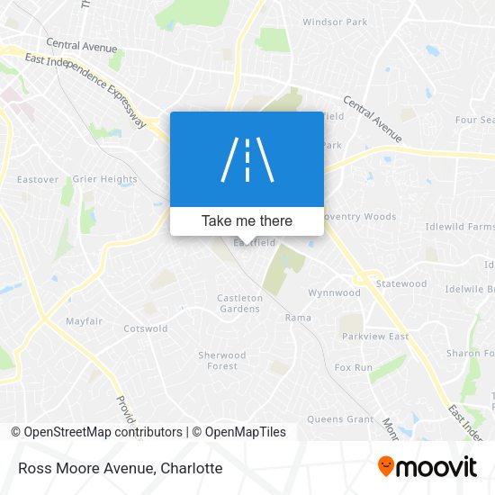 Mapa de Ross Moore Avenue