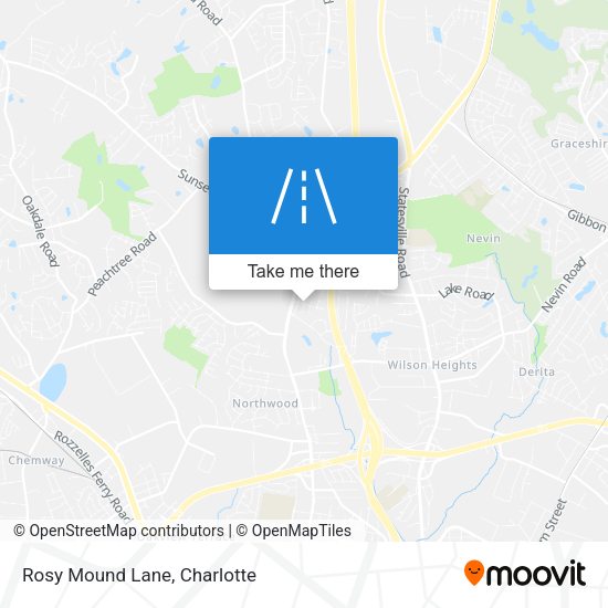 Mapa de Rosy Mound Lane