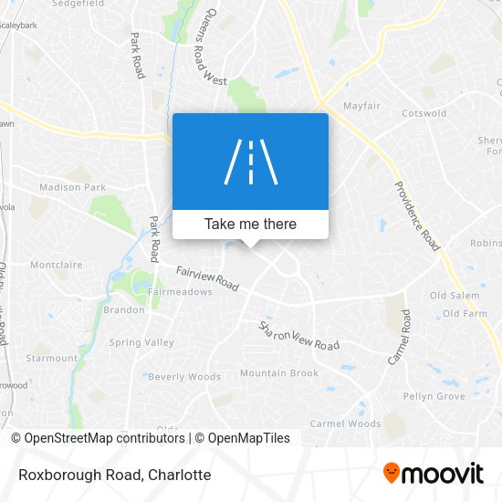 Mapa de Roxborough Road
