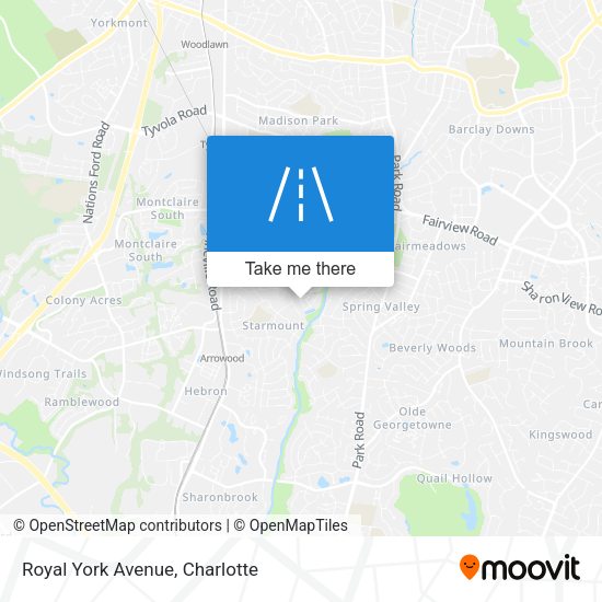 Royal York Avenue map