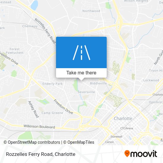 Mapa de Rozzelles Ferry Road