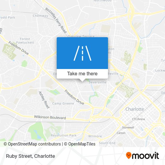 Mapa de Ruby Street