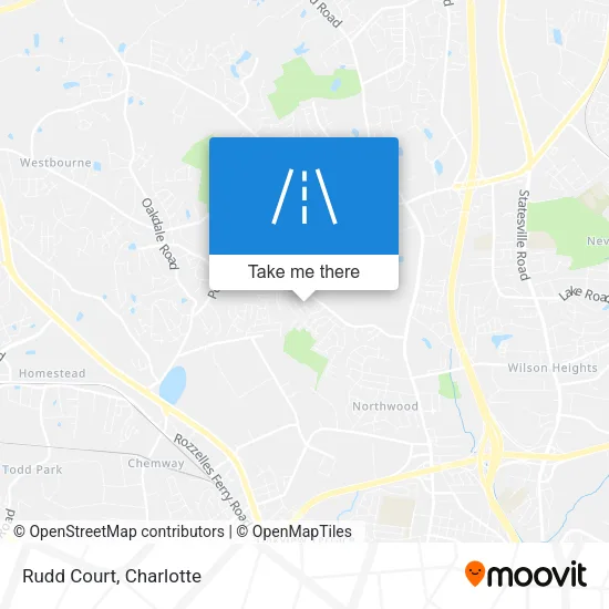Rudd Court map