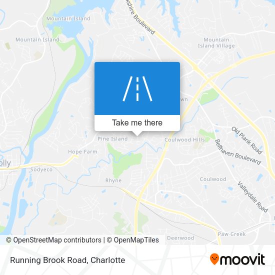 Mapa de Running Brook Road