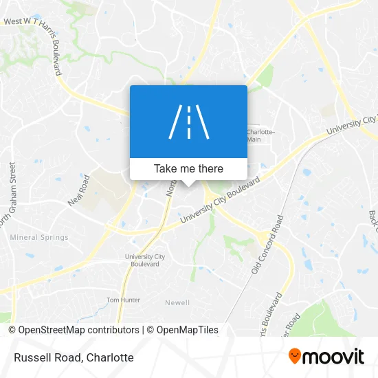 Russell Road map