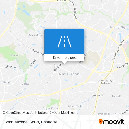 Mapa de Ryan Michael Court