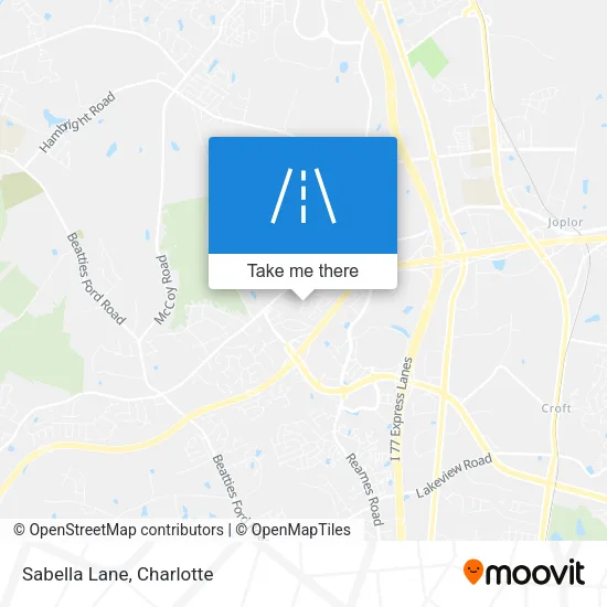 Sabella Lane map
