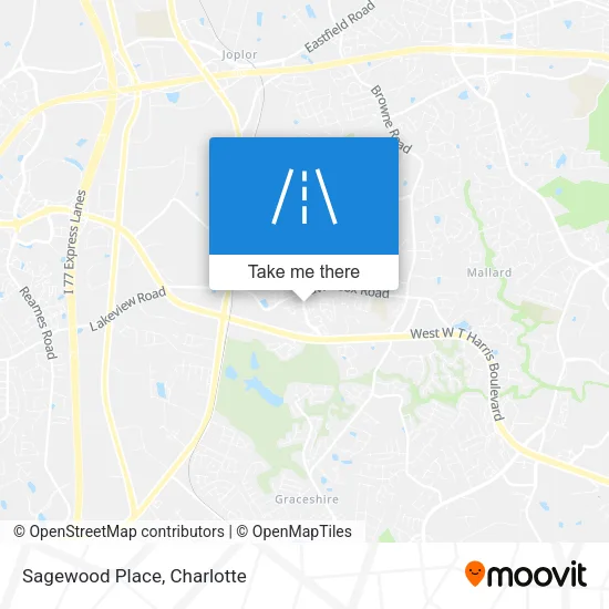 Sagewood Place map