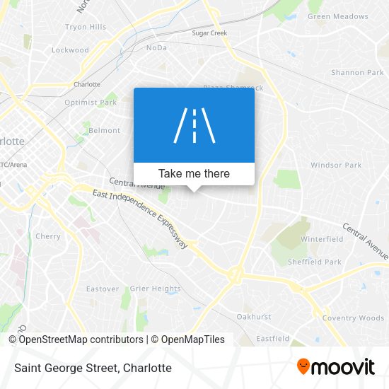 Saint George Street map