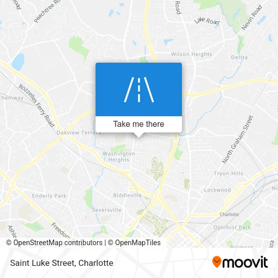 Saint Luke Street map