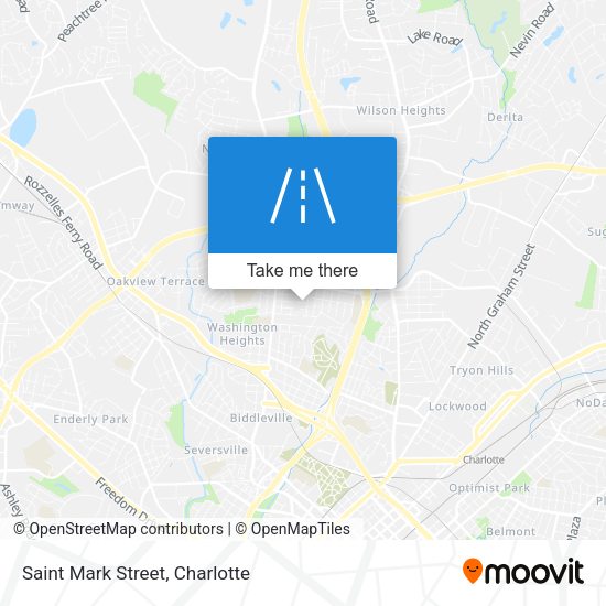 Saint Mark Street map