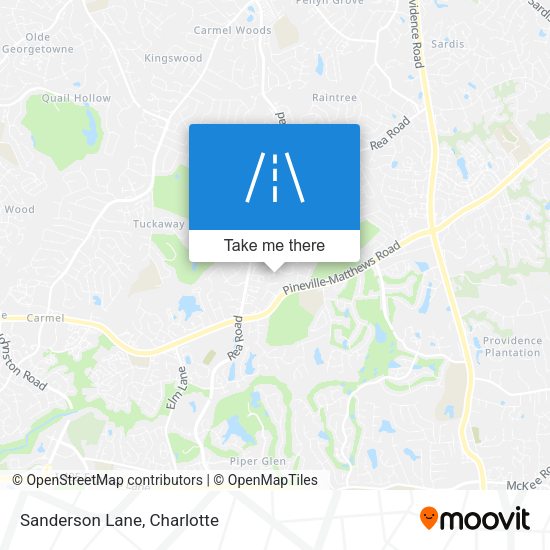 Mapa de Sanderson Lane