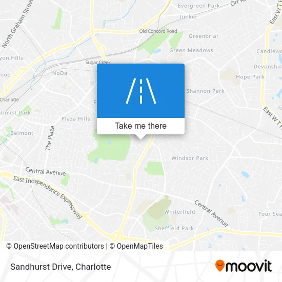 Sandhurst Drive map
