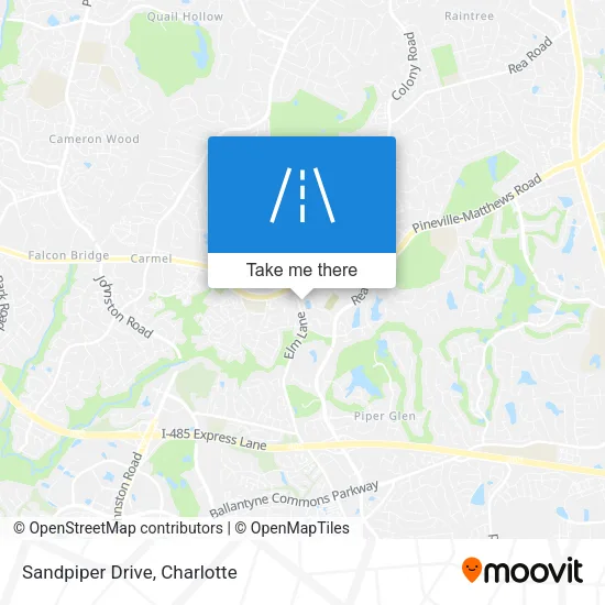 Sandpiper Drive map