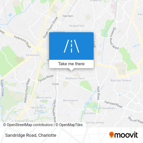 Mapa de Sandridge Road