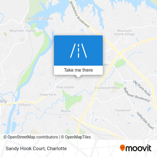 Mapa de Sandy Hook Court