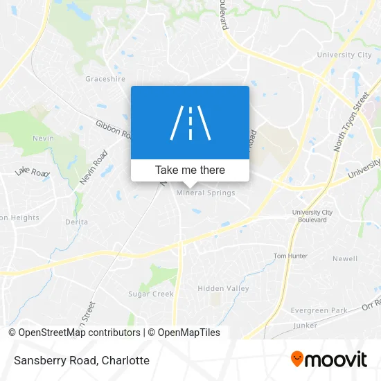 Sansberry Road map