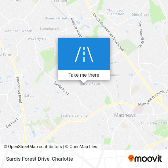 Mapa de Sardis Forest Drive