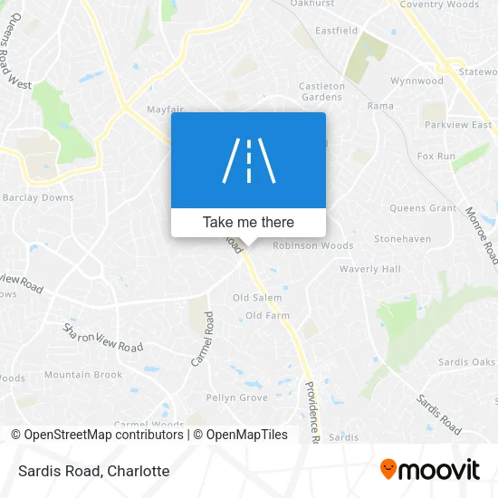 Sardis Road map