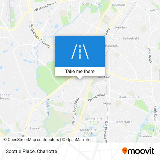 Mapa de Scottie Place