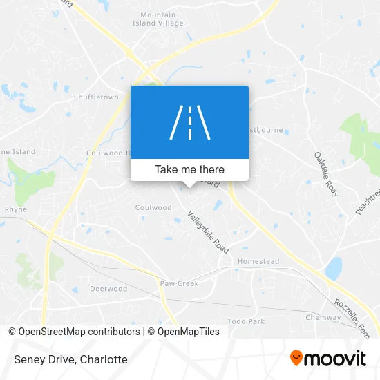 Seney Drive map