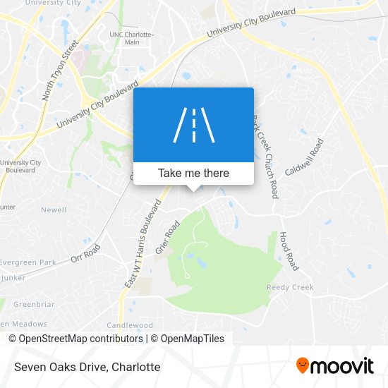 Mapa de Seven Oaks Drive