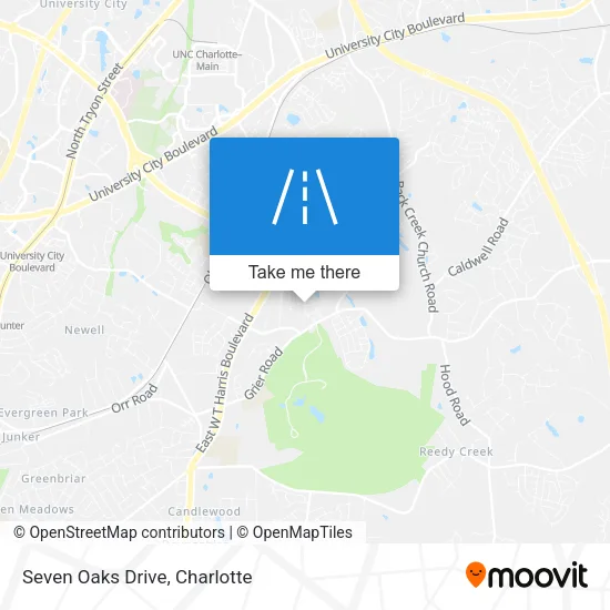 Seven Oaks Drive map