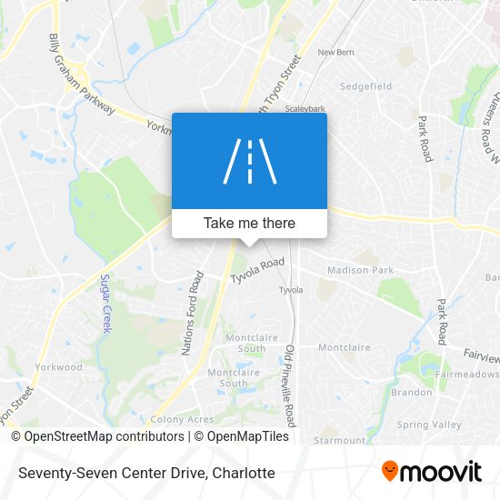 Mapa de Seventy-Seven Center Drive