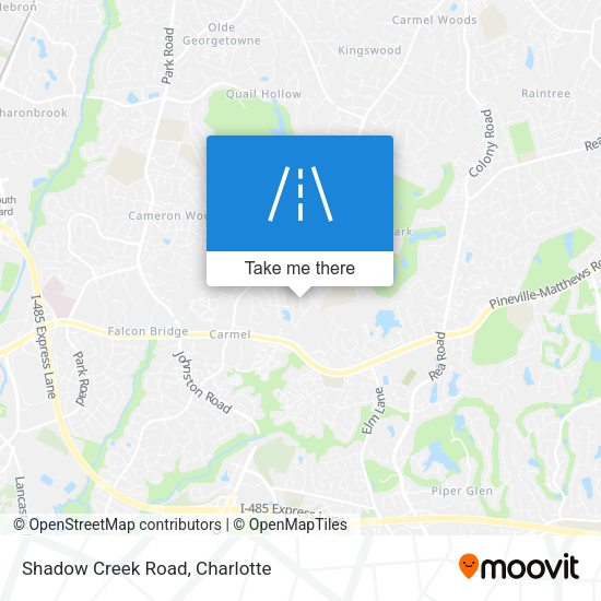 Mapa de Shadow Creek Road