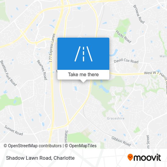 Mapa de Shadow Lawn Road