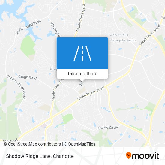 Shadow Ridge Lane map