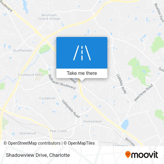 Shadowview Drive map