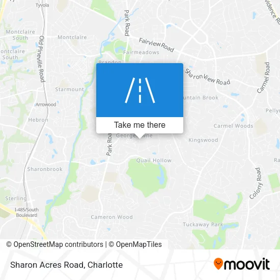 Mapa de Sharon Acres Road
