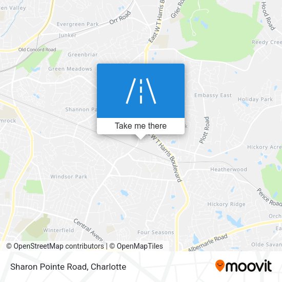 Mapa de Sharon Pointe Road