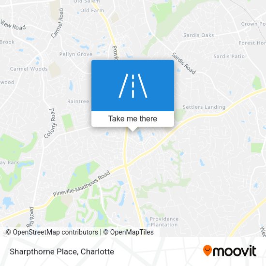 Sharpthorne Place map