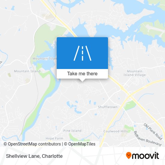 Mapa de Shellview Lane