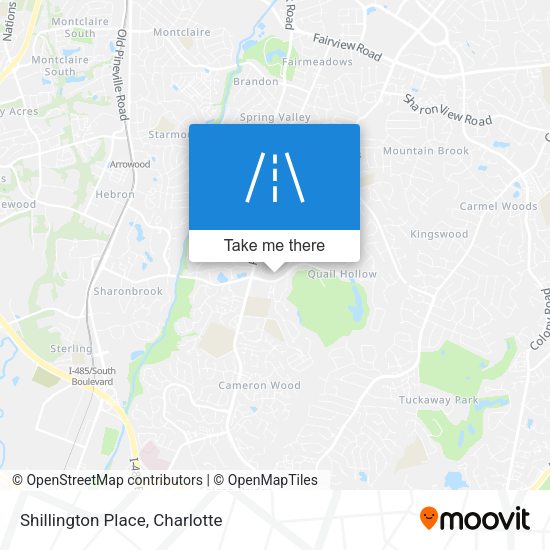 Mapa de Shillington Place