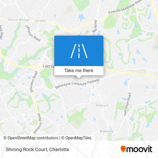 Shining Rock Court map