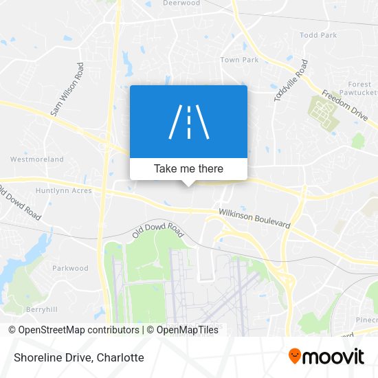 Mapa de Shoreline Drive