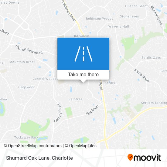 Mapa de Shumard Oak Lane