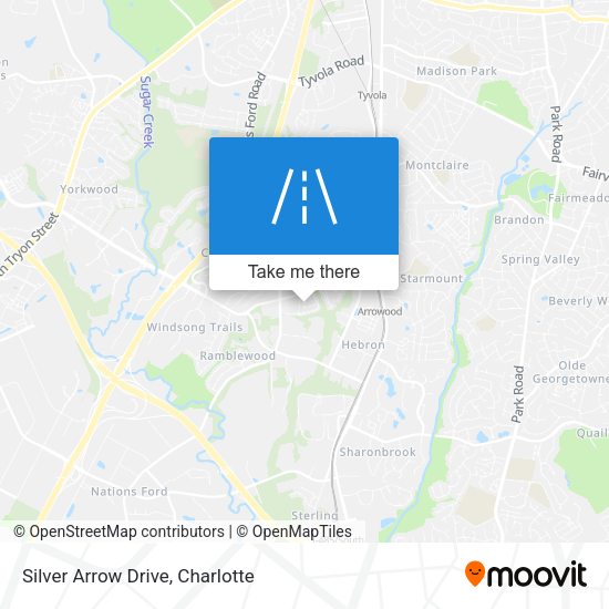 Silver Arrow Drive map