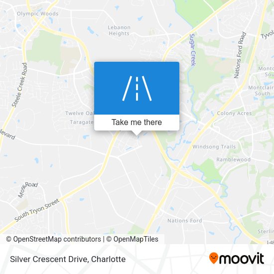 Mapa de Silver Crescent Drive