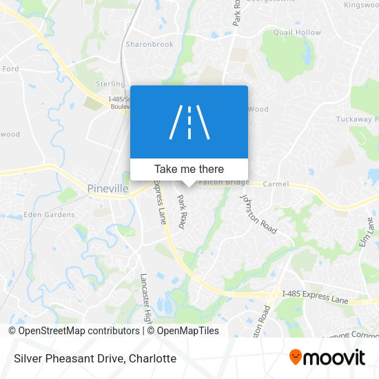 Mapa de Silver Pheasant Drive