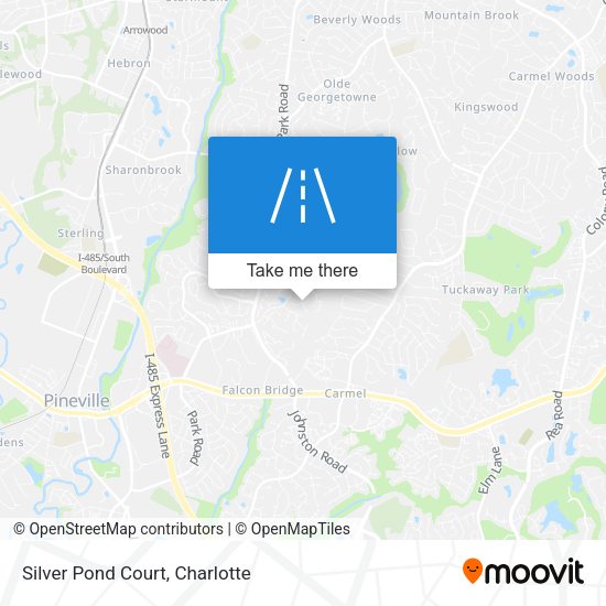 Silver Pond Court map