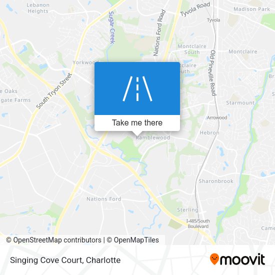 Singing Cove Court map