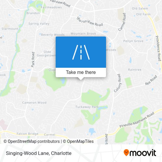 Singing-Wood Lane map