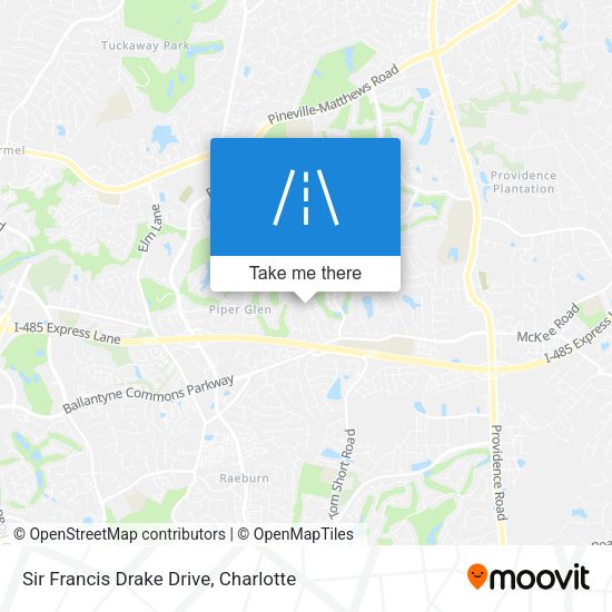 Mapa de Sir Francis Drake Drive